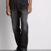 Jeans mit mittlerer Leibhöhe und geradem Bein