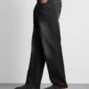 Jeans mit mittlerer Leibhöhe und geradem Bein