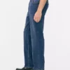 Jeans mit mittlerer Leibhöhe und geradem Bein