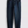 Jeans mit mittlerer Leibhöhe und geradem Bein