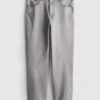 Jeans mit mittlerer Leibhöhe und geradem Bein