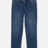 Jeans mit mittlerer Leibhöhe und geradem Bein