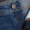 Jeans mit mittlerer Leibhöhe und geradem Bein