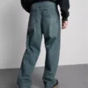 Jeans mit mittlerer Leibhöhe und lockerem, geradem Schnitt