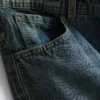 Jeans mit mittlerer Leibhöhe und lockerem, geradem Schnitt