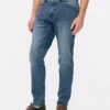 Jeans mit mittlerer Leibhöhe und schmaler Passform