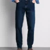 Jeans mit mittlerer Leibhöhe und schmaler Passform