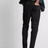 Jeans mit mittlerer Leibhöhe und schmaler Passform