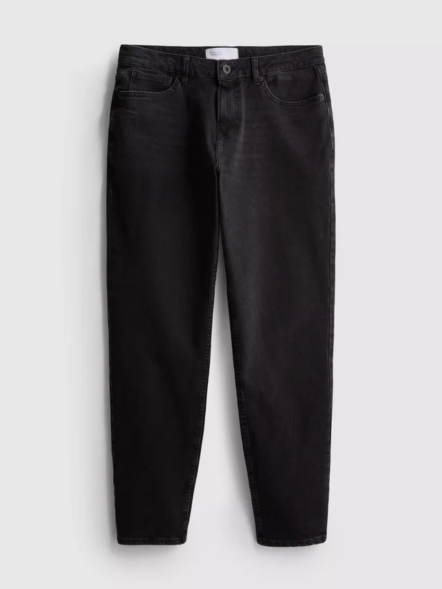 Jeans mit mittlerer Leibhöhe und schmaler Passform