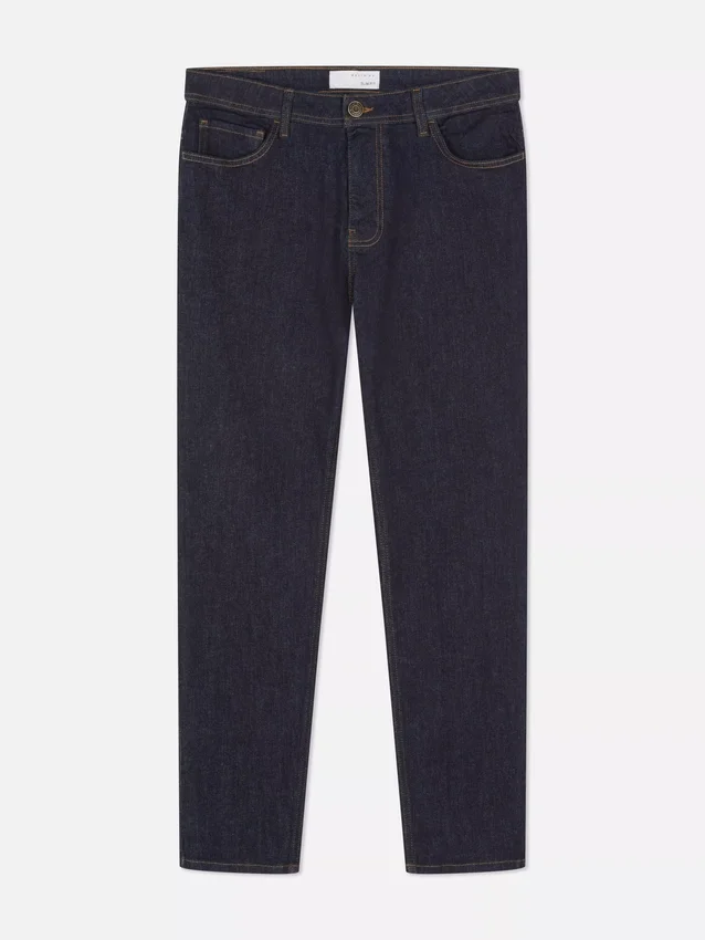Jeans mit mittlerer Leibhöhe und schmaler Passform