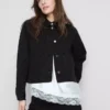 Jeansjacke aus Baumwolle mit aufgesetzten Taschen