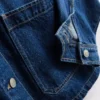 Jeansjacke aus Baumwolle mit aufgesetzten Taschen