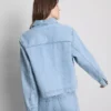 Jeansjacke aus Baumwolle mit aufgesetzten Taschen