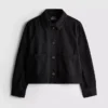 Jeansjacke aus Baumwolle mit aufgesetzten Taschen