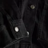 Jeansjacke aus Baumwolle mit aufgesetzten Taschen