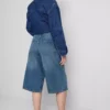Jeansshorts aus Baumwoll-Denim