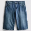 Jeansshorts aus Baumwoll-Denim