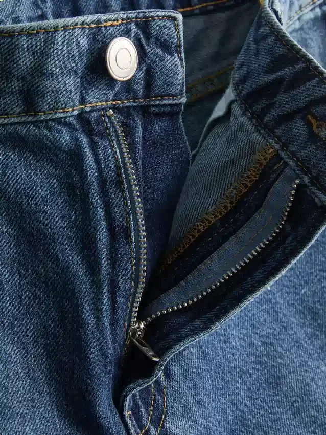 Jeansshorts aus Baumwoll-Denim