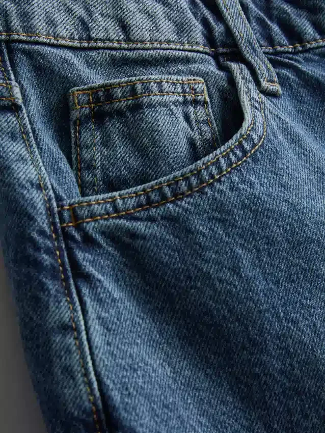 Jeansshorts aus Baumwoll-Denim
