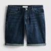 Jeansshorts in gerader Passform