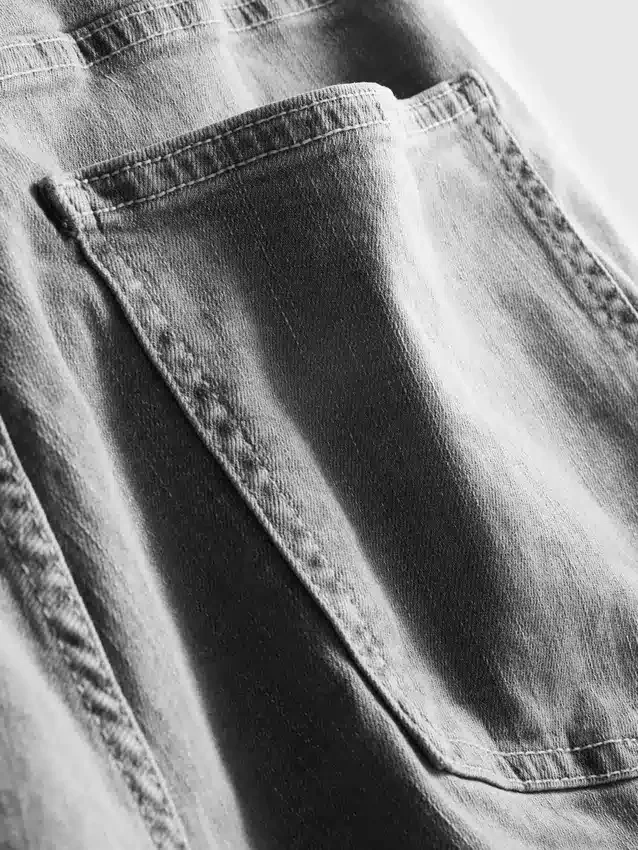 Jeansshorts in gerader Passform
