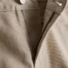 Jeansshorts mit mittlerem Bund und Umschlag