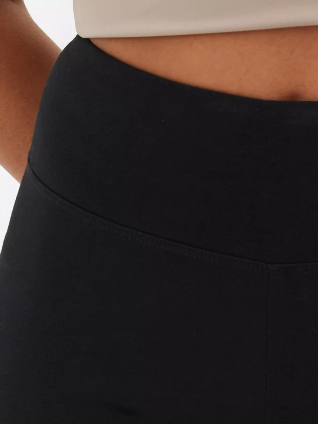 Jersey-Leggings mit hoher Taille