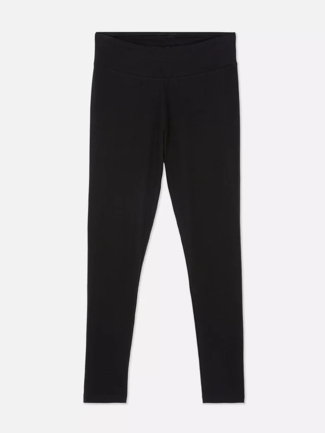 Jersey-Leggings mit hoher Taille