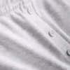 Jersey-Shorts mit Knopfdetails aus baumwollreichem Material