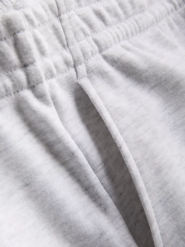 Jersey-Shorts mit Knopfdetails aus baumwollreichem Material