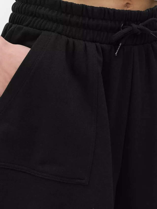 Jersey-Shorts mit Kordelzug