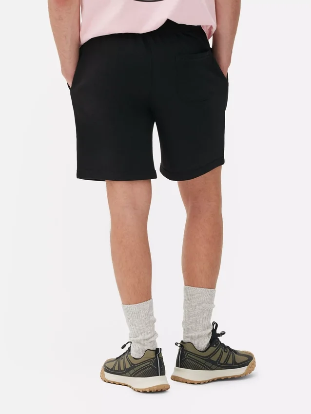 Jersey-Shorts mit Kordelzug