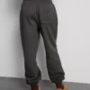 Jogginghose aus Baumwollmischung mit bedrucktem Bündchen