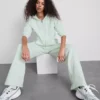 Jogginghose aus Baumwollmischung mit geradem Bein