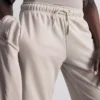 Jogginghose aus Baumwollmischung mit geradem Bein