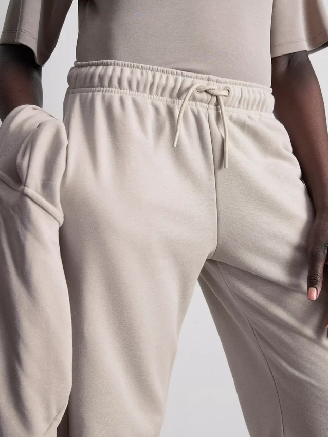 Jogginghose aus Baumwollmischung mit geradem Bein