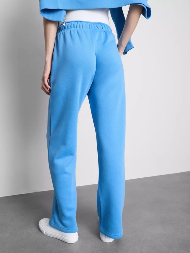 Jogginghose aus Baumwollmischung mit geradem Bein