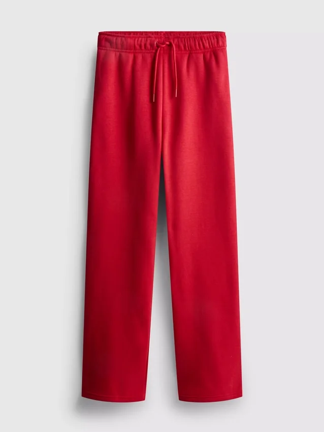 Jogginghose aus Baumwollmischung mit geradem Bein