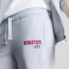 Jogginghose aus Baumwollmischung mit weitem Bein
