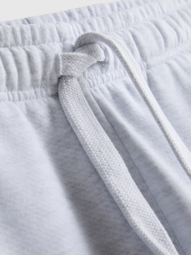 Jogginghose aus Baumwollmischung mit weitem Bein