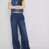 Jogginghose aus Denim mit geradem Bein
