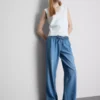 Jogginghose aus Denim mit geradem Bein