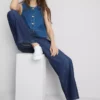 Jogginghose aus Denim mit geradem Bein