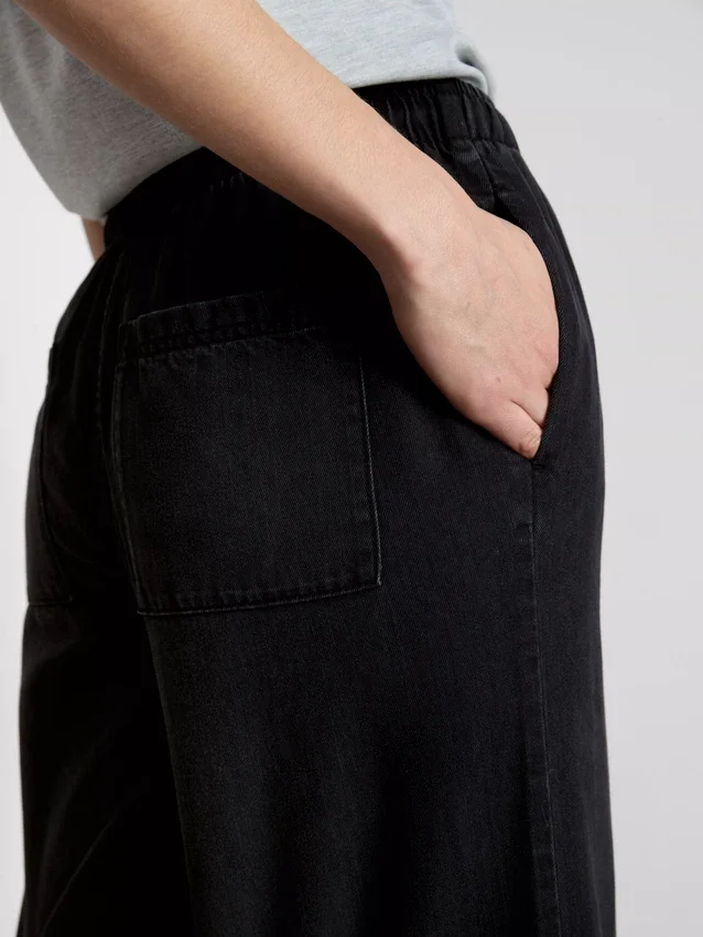 Jogginghose aus Denim mit geradem Bein