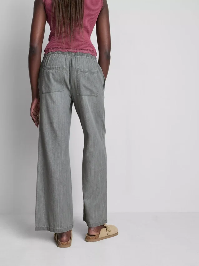 Jogginghose aus Denim mit geradem Bein