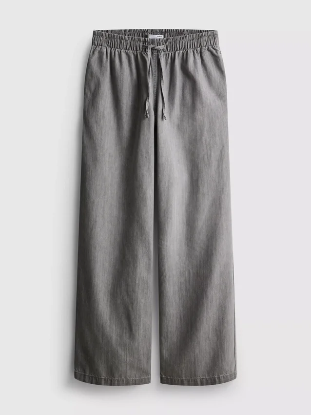 Jogginghose aus Denim mit geradem Bein