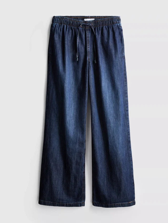 Jogginghose aus Denim mit geradem Bein