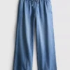 Jogginghose aus Denim mit geradem Bein