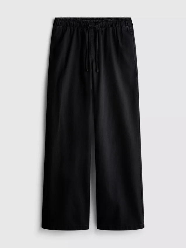 Jogginghose aus Denim mit geradem Bein