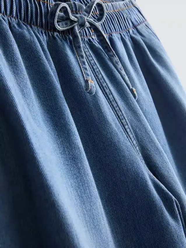 Jogginghose aus Denim mit geradem Bein